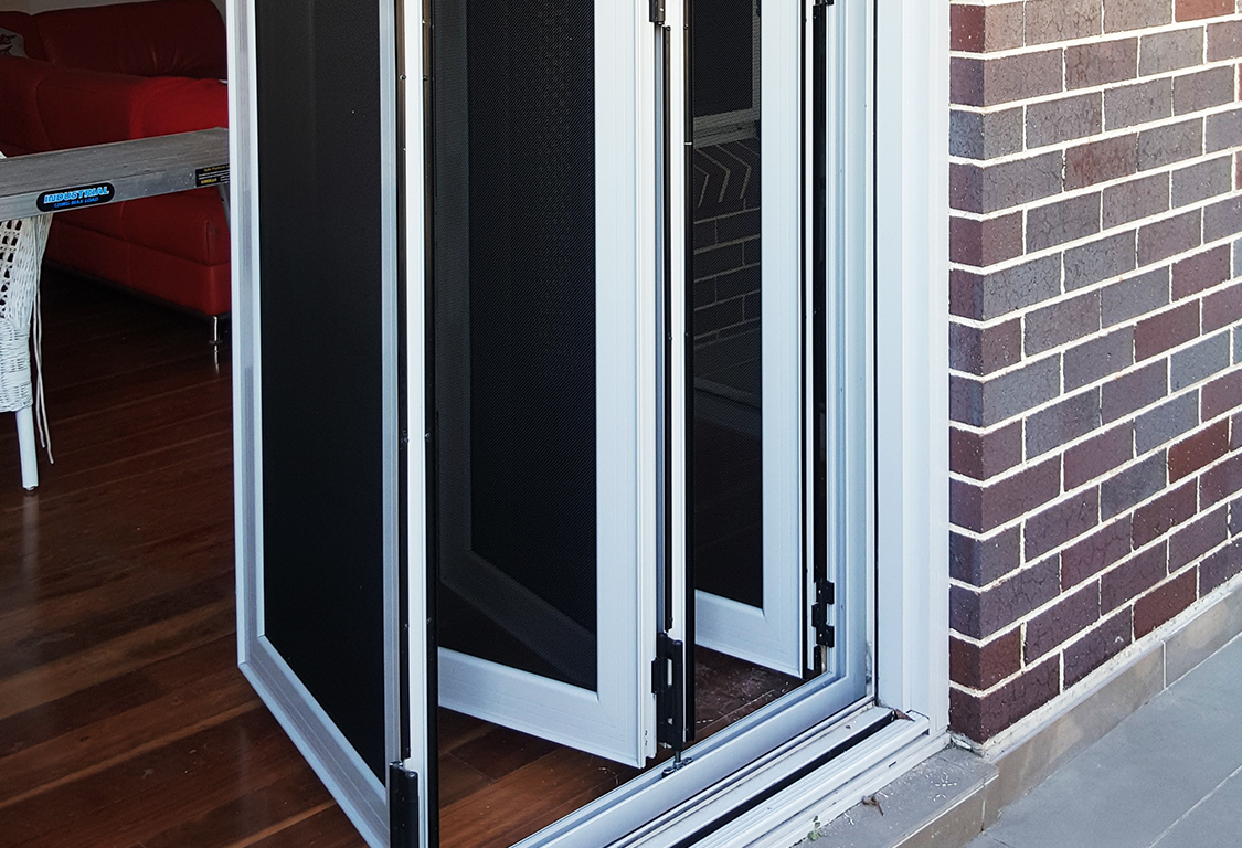 Crimsafe BiFold Security Doors in Sydney & Melbourne Wynstan