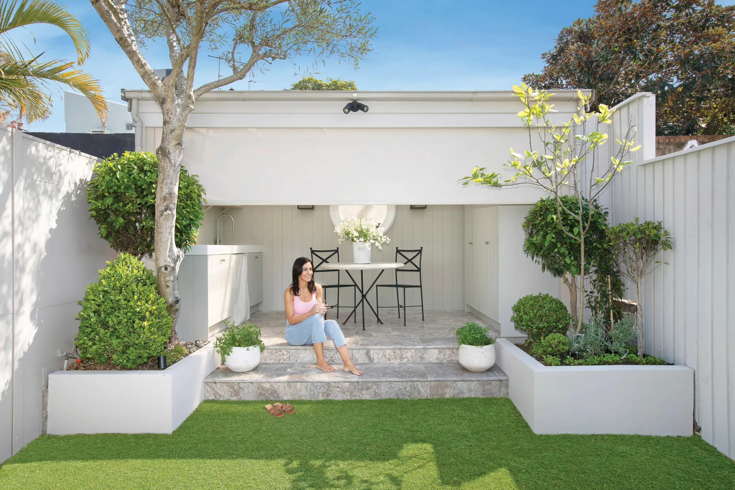 Complete your outdoor space with a beautiful Wynstan Zip Style Awning.