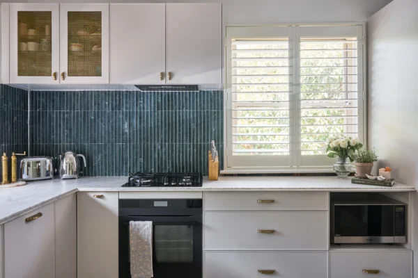 Plantation Shutters by Wynstan work well in any part of the home including kitchens.