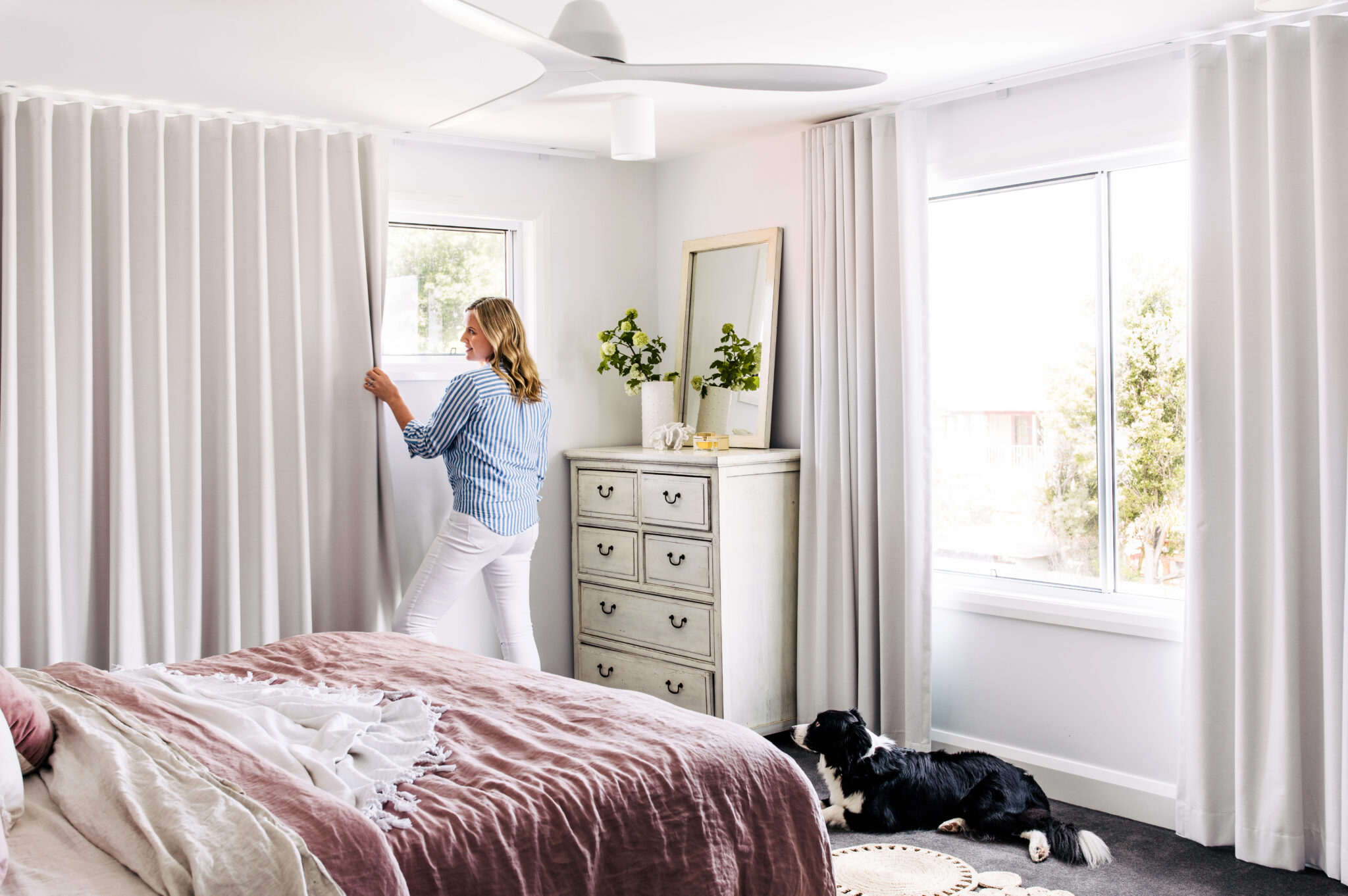 Blockout Curtains in Bedroom