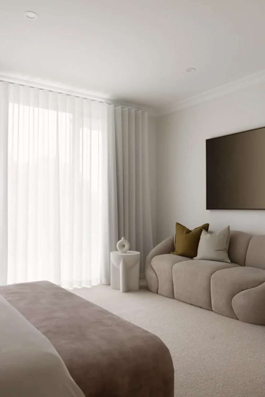 Double Curtains in bedroom