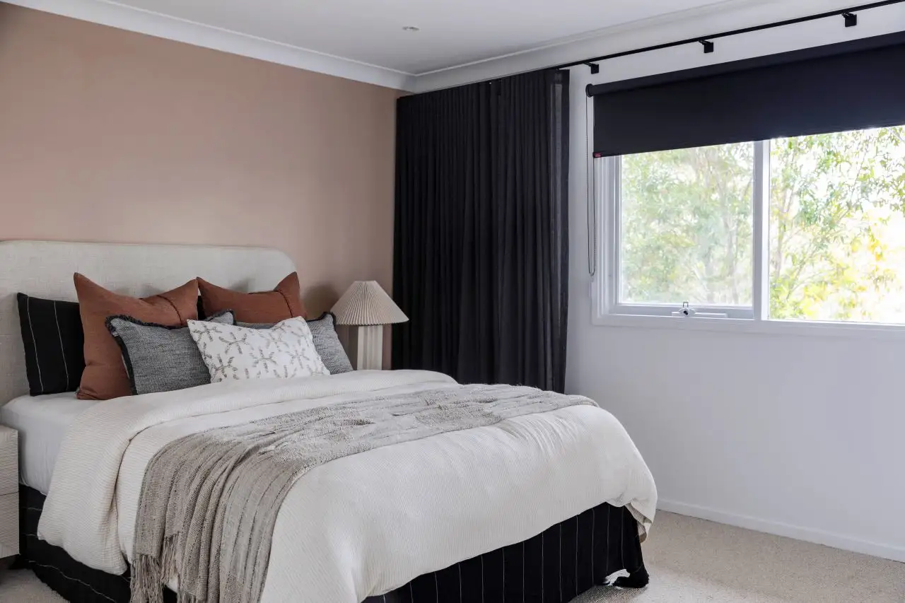 Curtains and roller blinds