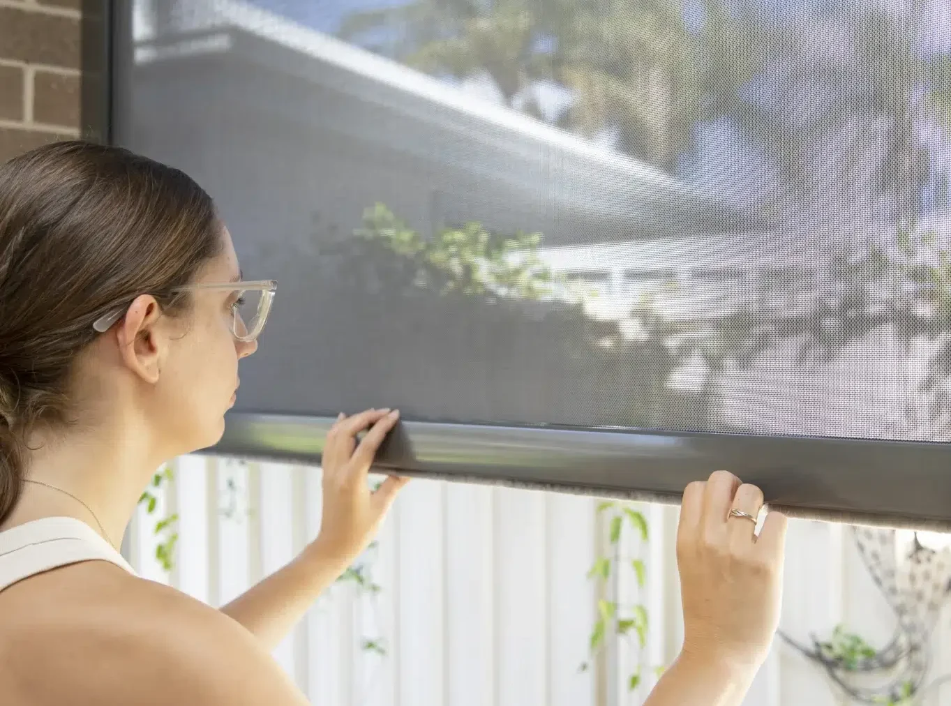 Lite Lift zip Channel awning