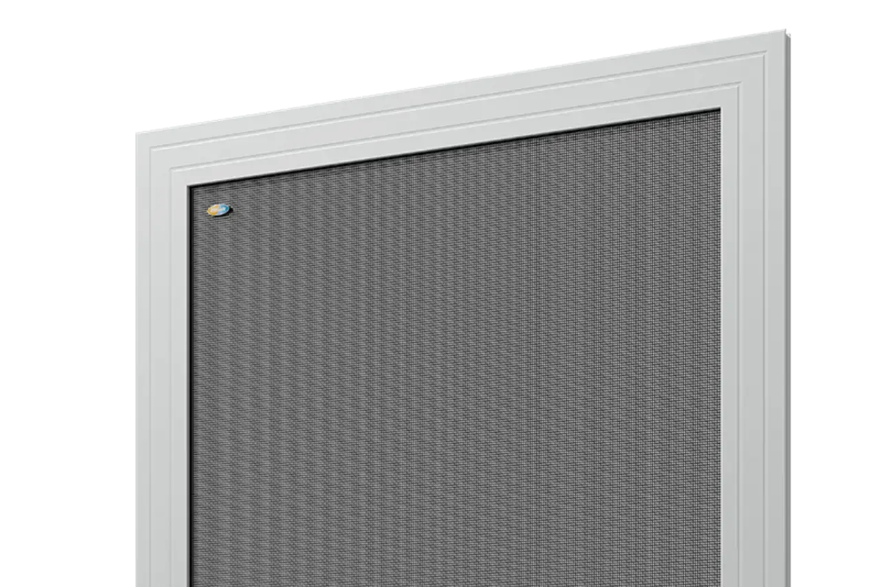 Offers the renowned strength of Crimsafe with smoother, cleaner lines.