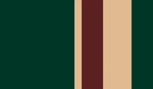 Wynstan Canvas fabric swatch in Red and Green Stripe— available for automatic, cable guide, canopy, pivot arm, and straight drop awnings