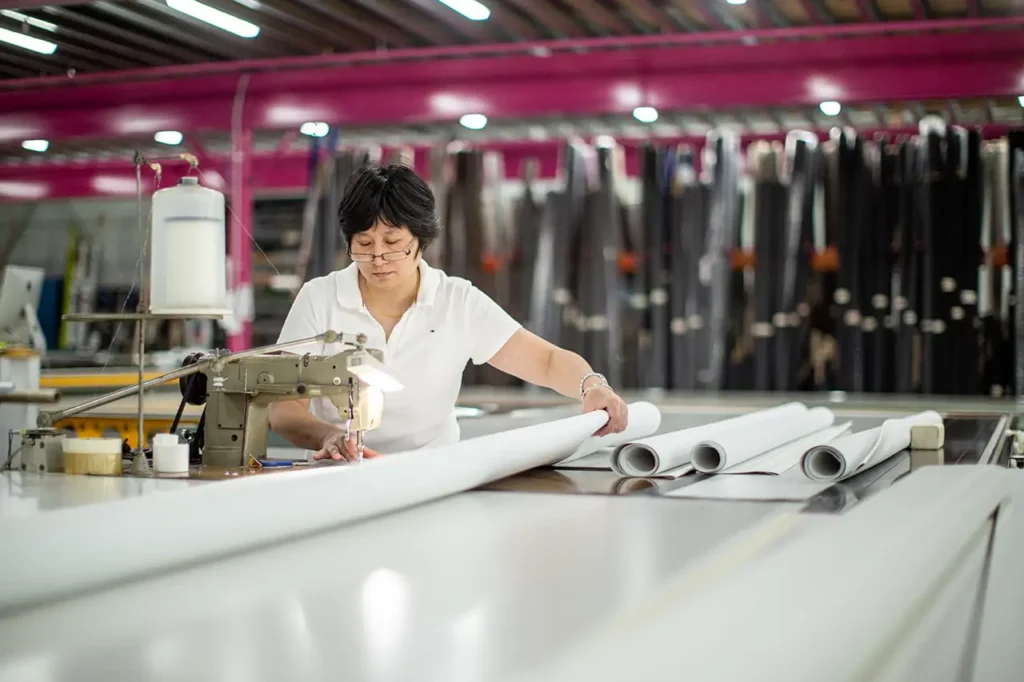 Custom curtain manufacture