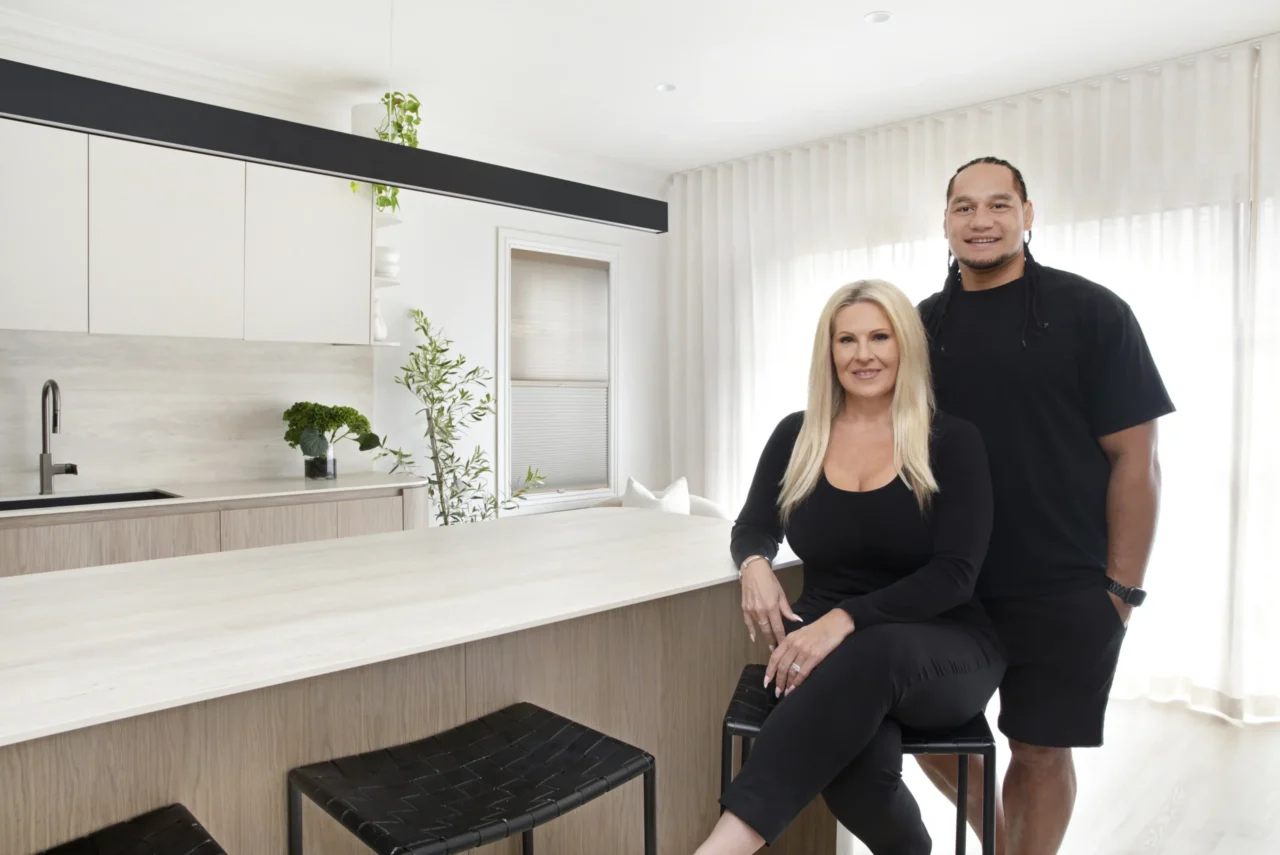 At Home with Michelle and Marty Taupau